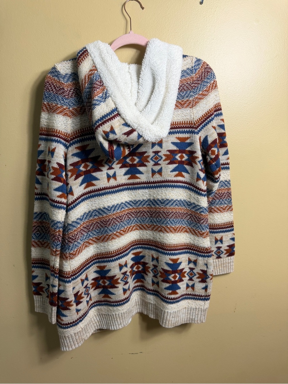 🎈3/$20 No Boundaries southwestern long cardigan. Medium tan - Picture 8 of 8